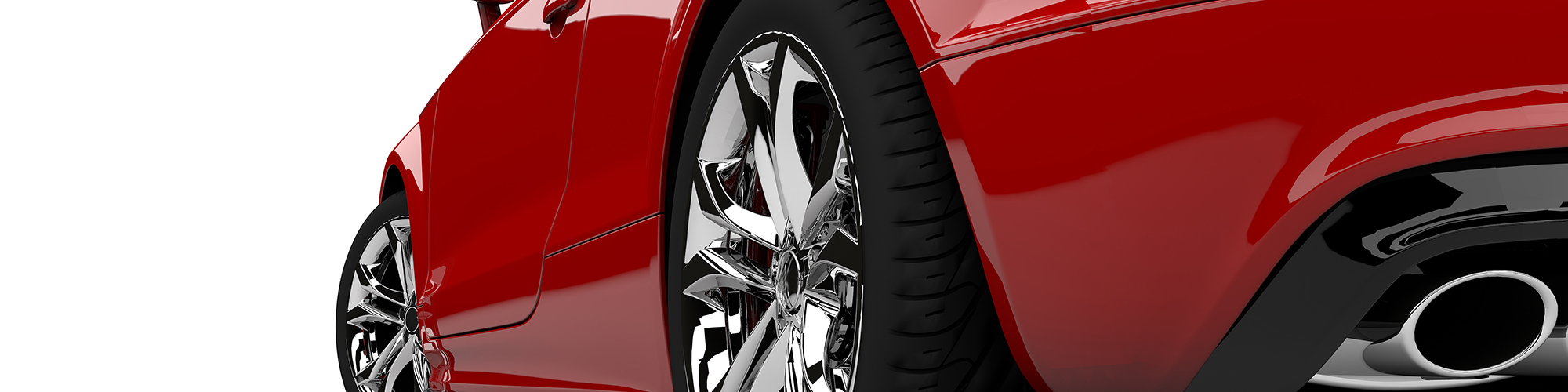 Red Sports Car Closeup